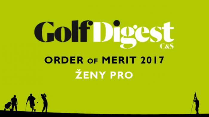 GOLF DIGEST ORDER OF MERIT 2017 – ŽENY PRO (k 30.6.2017)