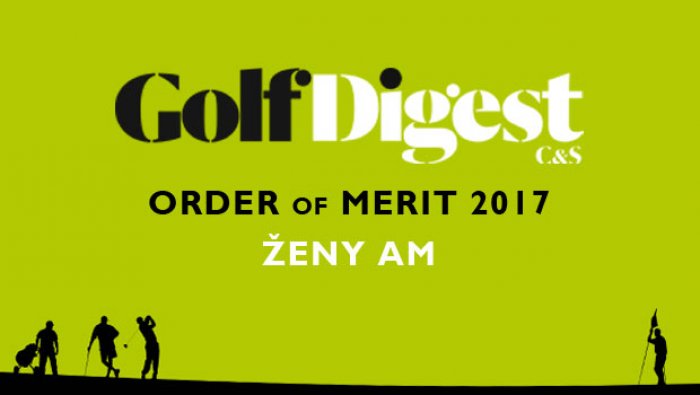 GOLF DIGEST ORDER OF MERIT 2017 – ŽENY AM (k 30.6.2017)