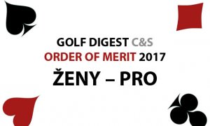 GOLF DIGEST C&S ORDER OF MERIT 2017 – ŽENY PRO (k 31.12.2017)