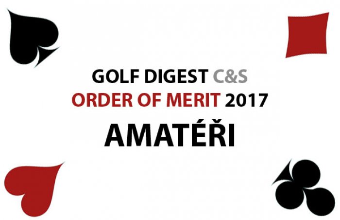 GOLF DIGEST C&S ORDER OF MERIT 2017 – AMATÉŘI (k 31.12.2017)