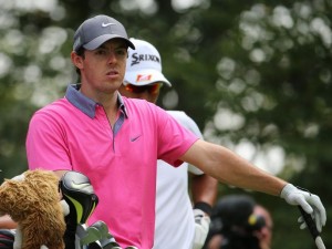 September 4, 2015: Rory McIlroy on the 9th tee box during the first round of the Deutsche Bank Championship at TPC Boston in Norton, Massachusetts., Image: 258018187, License: Rights-managed, Restrictions: Content available for editorial use, pre-approval required for all other uses., Model Release: no, Credit line: Profimedia, Corbis