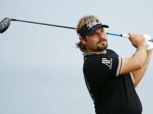 SHEBOYGAN, WI - AUGUST 14: Victor Dubuisson of France plays his shot from the 16th tee during the second round of the 2015 PGA Championship at Whistling Straits on August 14, 2015 in Sheboygan, Wisconsin.   Scott Halleran, Image: 255595186, License: Rights-managed, Restrictions: , Model Release: no, Credit line: Profimedia, AFP