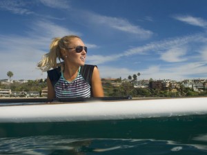 Natalie Gulbis at Corona Del Mar Beach in Corona Del Mar, CA on Monday October 27, 2015.