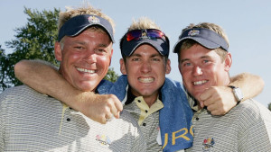 Darren Clarke, Ian Poulter, Lee Westwood - Ryder Cup