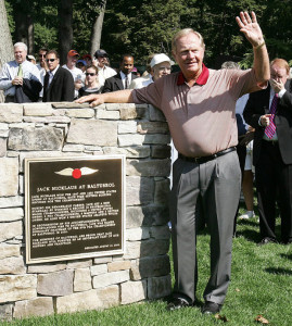 Jack Nicklaus v Baltusrolu v roce 2005.