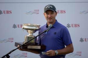 Sam Brazel, from Australia, poses with the trophy after winning the UBS Hong Kong Open in Hong Kong, China, 11 December 2016., Image: 308120651, License: Rights-managed, Restrictions: , Model Release: no, Credit line: Profimedia, TEMP EPA