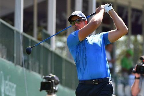 Mar 9, 2017; Palm Harbor, FL, USA; Henrik Stenson tees off on the 18th green during the first round of the Valspar Championship golf tournament at Innisbrook Resort - Copperhead Course., Image: 324608608, License: Rights-managed, Restrictions: *** World Rights ***, Model Release: no, Credit line: Profimedia, SIPA USA