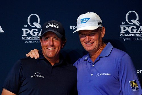 Phil Mickelson a Ernie Els (Foto: Profimedia)