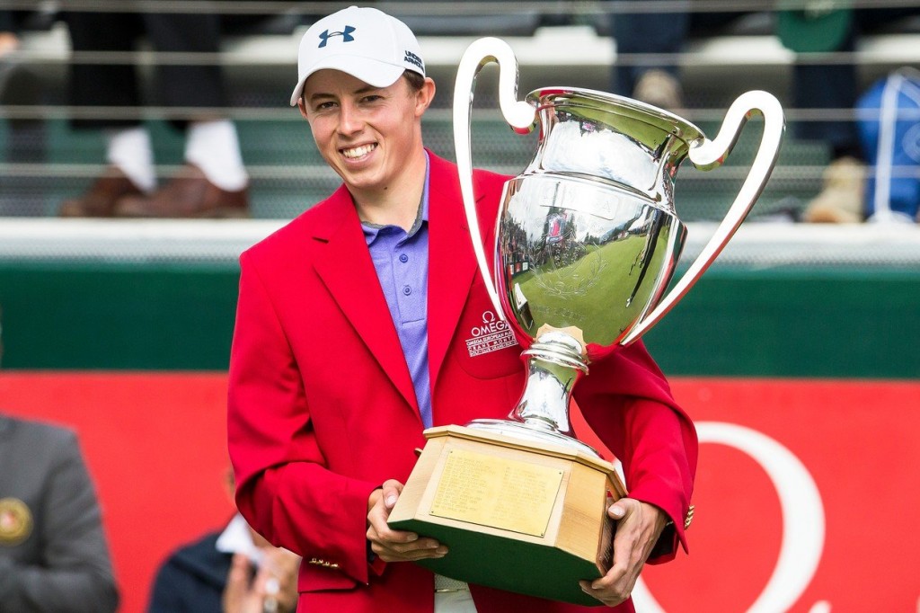 Matthew Fitzpatrick slaví zisk titulu ve Švýcarsku (Foto: Profimedia)