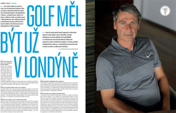 Železný se v Riu chystá na golf. Hůl nad ním neláme