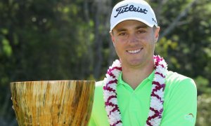 VIDEO: Thomas málem trefil hole-in-one