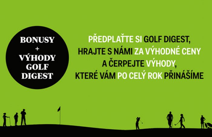 GOLF DIGEST BONUSY A VÝHODY 2017