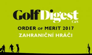 GOLF DIGEST ORDER OF MERIT 2017 – ZAHRANIČNÍ HRÁČI (k 30.6.2017)