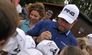 Hvězda Czech Masters Lee Westwood vyrazila mezi děti do Mstětic