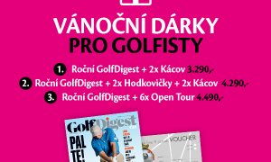 POTĚŠTE své blízké vánočním balíčkem GOLF DIGEST