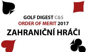 GOLF DIGEST C&S ORDER OF MERIT 2017 – ZAHRANIČNÍ HRÁČI (k 31.12.2017)
