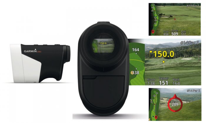 Laserový GPS dálkoměr se zobrazením mapy fairwaye