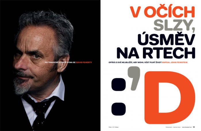 DAVID FEHERTY: V očích slzy, úsměv na rtech