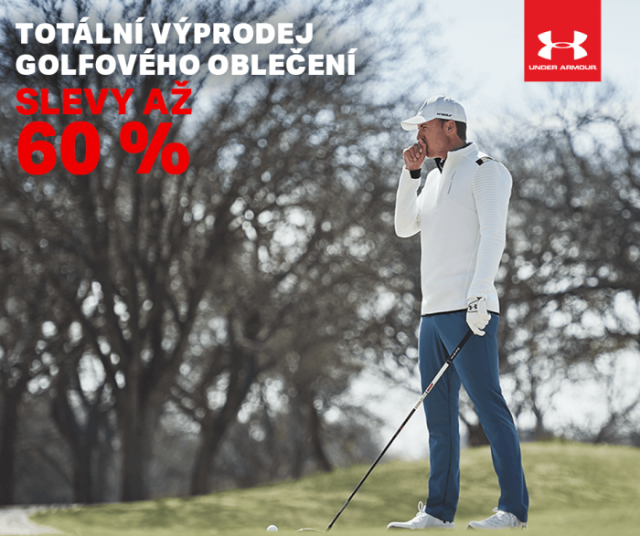 Všechno musí pryč. Slevy až 60% na golfové oblečení.