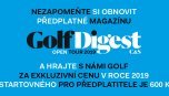 Otevření registrace na turnaj GolfDigest Open Tour - Zbraslav 28.4