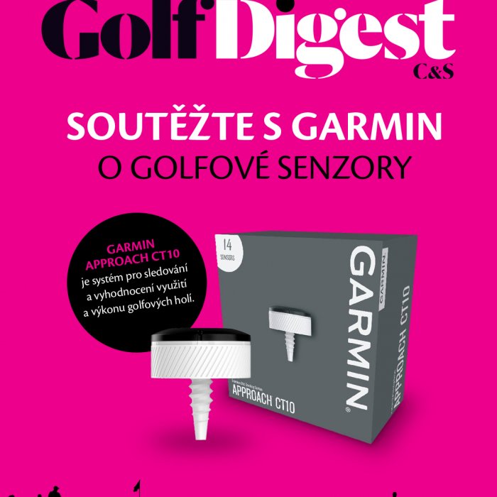 Soutěž s Garminem o golfové senzory