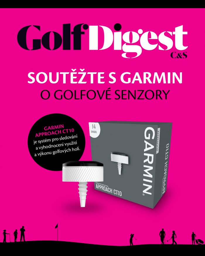 Soutěž s Garminem o golfové senzory