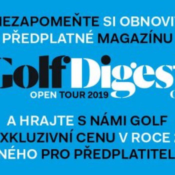 Otevření registrace na turnaj GolfDigest Open Tour - Barbora 11.5