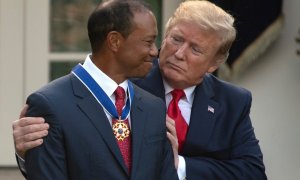 Woods dostal od Trumpa medaili svobody
