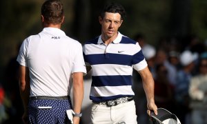 McIlroy před finále ztrácí na Thomase čtyři rány, Johnson pokazil závěr