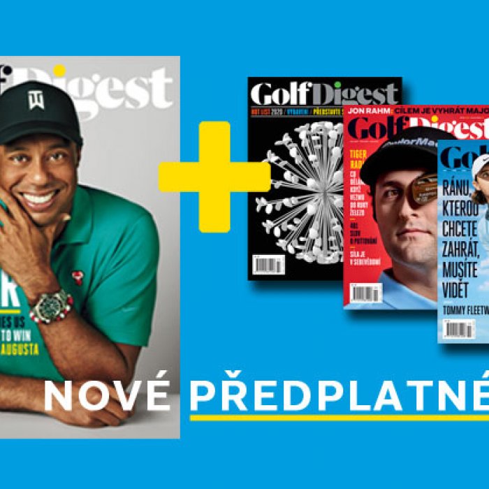 PŘEDPLATNÉ GOLF DIGEST C&S PRO NOVÉ ČTENÁŘE 1+3