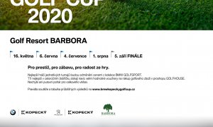 Golf Resort Barbora  Vás zve v sobotu 16.5.2020 na turnaj BMW KOPECKÝ GOLF CUP 2020