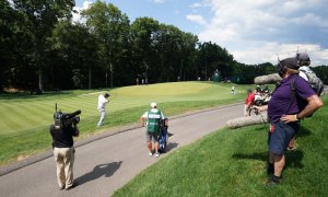 DeChambeau zahrál neuvěřitelný drive. Odešel s bogey