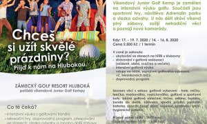 Golfové junior kempy na Hluboké