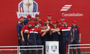 Američané vyhráli 43. ročník Ryder Cupu rekordním skóre
