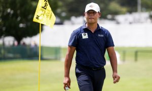 Si Woo Kim a Spaun vévodí leaderboardu prvního turnaje play-off, McIlroy i Scheffler začali podprůměrně