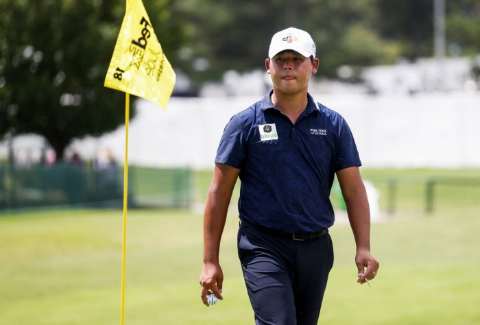 Si Woo Kim a Spaun vévodí leaderboardu prvního turnaje play-off, McIlroy i Scheffler začali podprůměrně