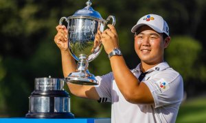 Úžasné léto završil dvacetiletý Kim titulem na Wyndham Championship