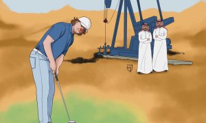 Peníz, který golfu nesmrdí: Arabská ropa rozhodně nevoní jako květy azalek v dubnové Augustě