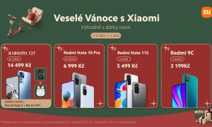 Vánoce od Xiaomi: Ke skvělému fotomobilu Xiaomi 12T dostanete sluchátka a náramek zdarma