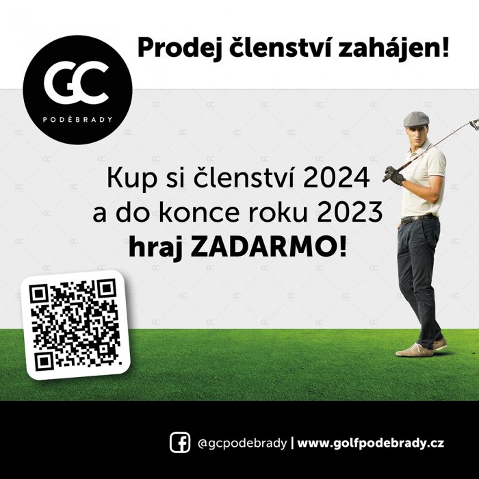 Golf Club Poděbrady již nyní nabízí výhodné členství