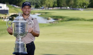 Leaderboard PGA Championship 2024: Schauffele se dočkal! Má první major titul, DeChambeau s Hovlandem mu ale pořádně zatopili