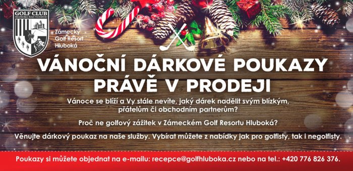 Hluboká nad Vltavou - Vánoční dárkové poukazy