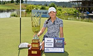 Senzační vítězkou Amundi Czech Ladies Challenge patnáctiletá Kong, Kouskové chyběl jediný úder k play-off