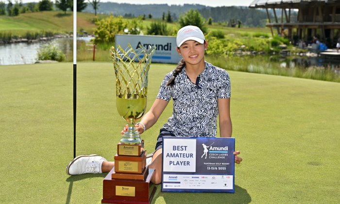 Senzační vítězkou Amundi Czech Ladies Challenge patnáctiletá Kong, Kouskové chyběl jediný úder k play-off
