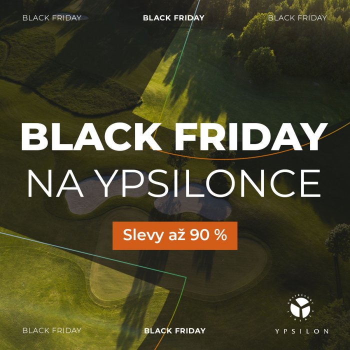 BLACK FRIDAY 2025 NA YPSILONCE: NEJLEPŠÍ GOLFOVÉ NABÍDKY ROKU JSOU TADY